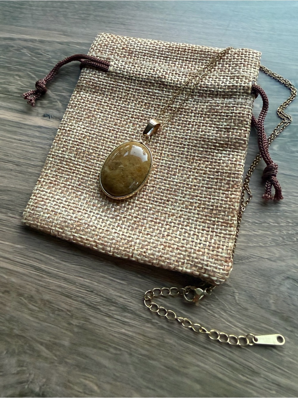 Yellow Jade Oval Necklace Yellow Jade Necklace Gift For Mom Jade Necklace